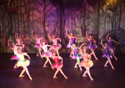 ballerinas colorful dresses