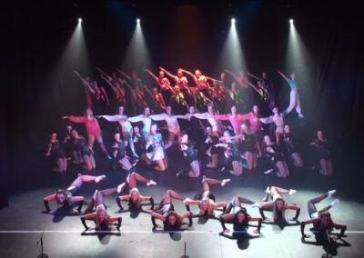 big group of dancers